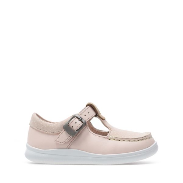 Clarks Girls Cloud Rosa Toddler Casual Shoes Pink | USA-3097856